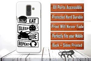 Classic Designer Printed Hard Case Back Cover Compatible With Samsung A6 Plus-thumb1