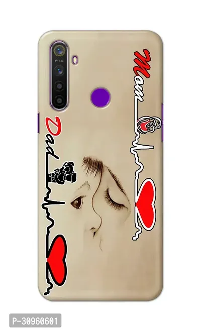 Classic Designer Printed Hard Case Mom And Dad Eyes Meet Back Cover Compatible With Realme 5 Pro