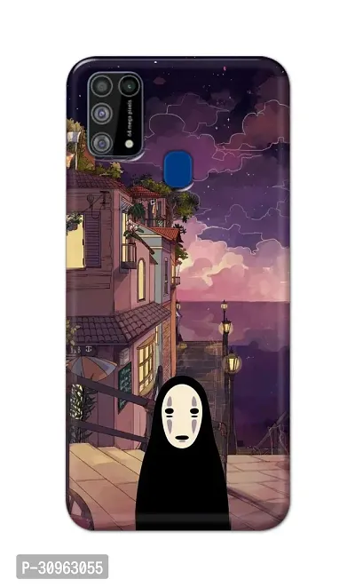 Classic Designer Printed Hard Case Kaonashi Back Cover Compatible With Samsung M31, F41, M31 Prime, M21S-thumb0