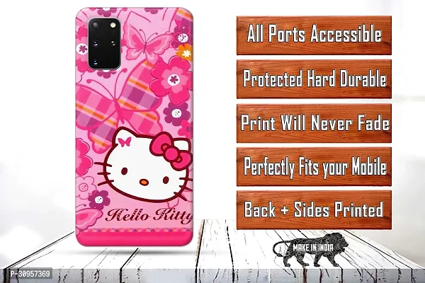 Classic Designer Printed Hard Case Butterfly Kitten Back Cover Compatible With Samsung S20 Plus-thumb2