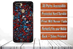 Classic Designer Printed Hard Case Back Cover Compatible With Oppo A5S, Oppo A7, Oppo A11K, Oppo A12-thumb1