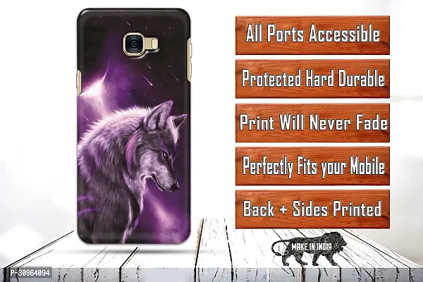 Classic Designer Printed Hard Case Back Cover Compatible With Samsung C7, C7 Pro-thumb2