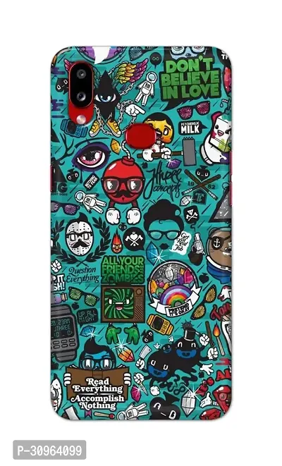 Classic Designer Printed Hard Case Back Cover Compatible With Samsung A10S, M01S-thumb0