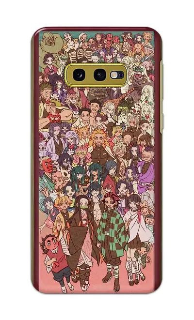 Classic Designer Printed Hard Case Kimetsu Full Back Cover Compatible With Samsung S10E