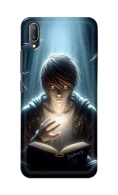 Classic Designer Printed Hard Case Ligh Yagami Death Note Back Cover Compatible With Vivo V11 Pro