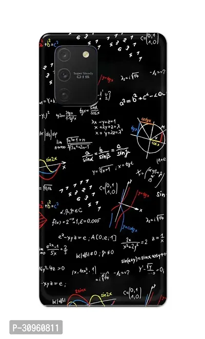 Classic Designer Printed Hard Case Math Back Cover Compatible With Samsung S10 Lite-thumb0