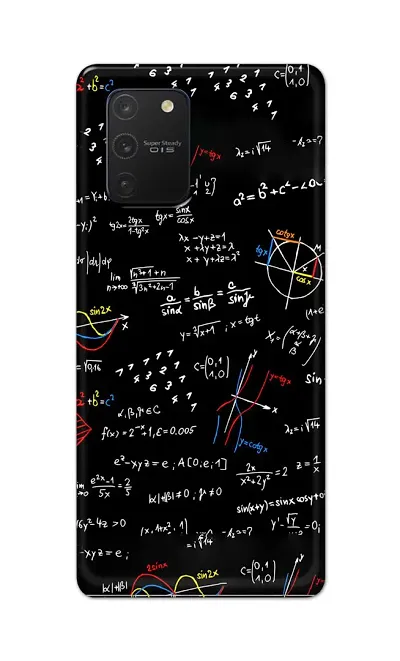 Classic Designer Printed Hard Case Math Back Cover Compatible With Samsung S10 Lite