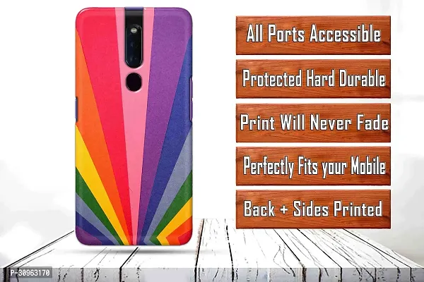 Classic Designer Printed Hard Case Back Cover Compatible With Oppo F11 Pro-thumb2