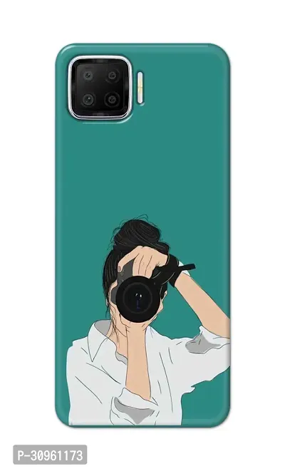 Classic Designer Printed Hard Case Back Cover Compatible With Oppo F17