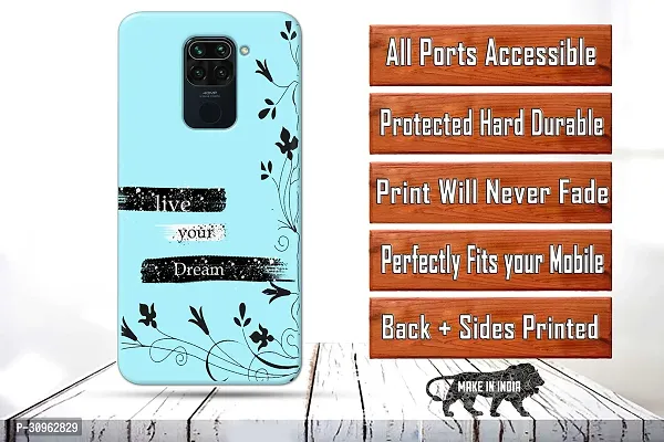 Classic Designer Printed Hard Case Back Cover Compatible With Redmi Note 9-thumb2