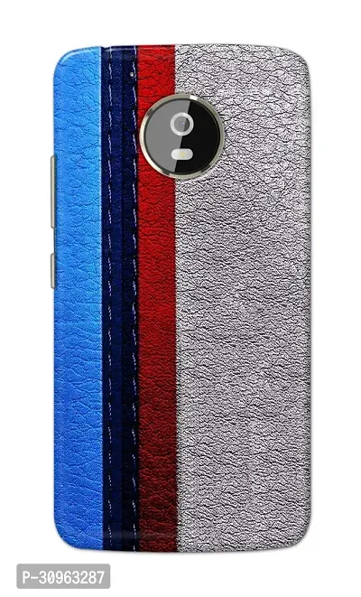 Classic Designer Printed Hard Case Closeup Leather Back Cover Compatible With Moto G5