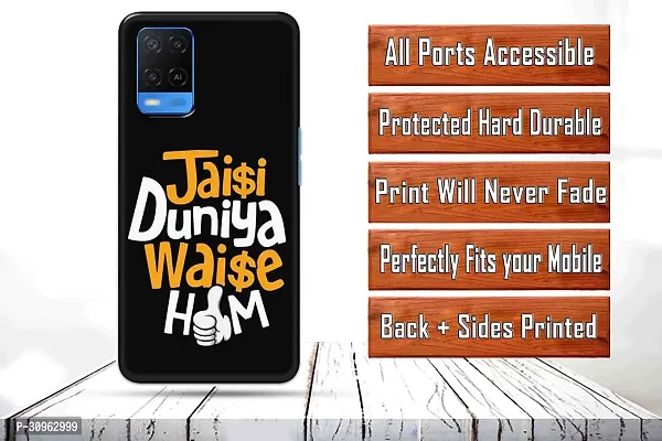 Classic Designer Printed Hard Case Back Cover Compatible With Oppo A54 4G-thumb2