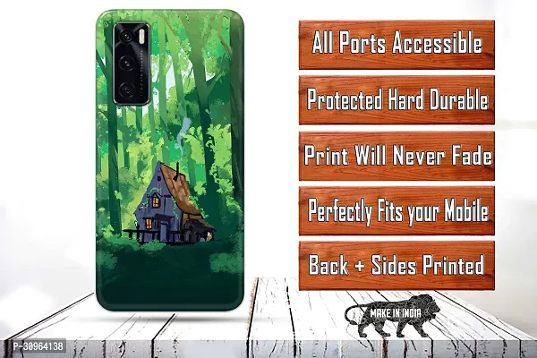 Classic Designer Printed Hard Case Back Cover Compatible With Vivo V20 Se-thumb2