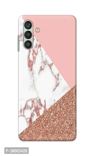 Classic Designer Printed Hard Case Glitter Marble Back Cover Compatible With Samsung M13