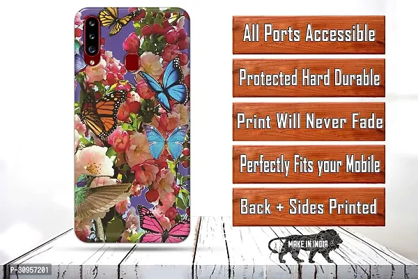 Classic Designer Printed Hard Case Back Cover Compatible With Samsung A20S-thumb2