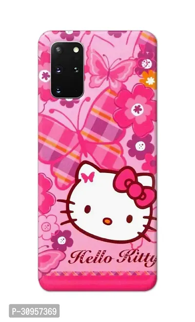 Classic Designer Printed Hard Case Butterfly Kitten Back Cover Compatible With Samsung S20 Plus-thumb0