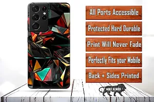 Classic Designer Printed Hard Case Back Cover Compatible With Samsung S21 Ultra-thumb1