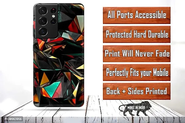 Classic Designer Printed Hard Case Back Cover Compatible With Samsung S21 Ultra-thumb2