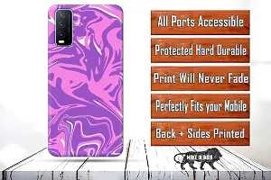 Classic Designer Printed Hard Case Back Cover Compatible With Vivo Y20, Y20I, Y20G, Y20A, Y12S, Y12G-thumb1