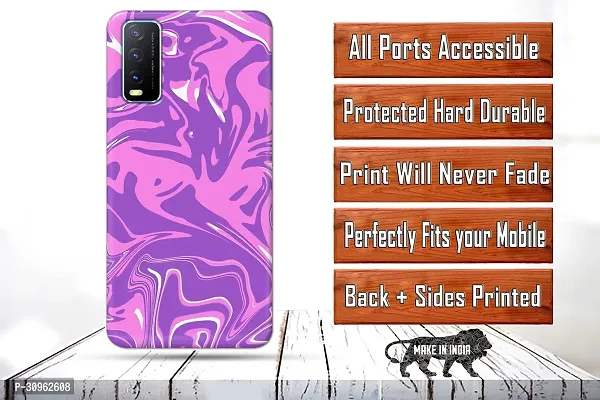 Classic Designer Printed Hard Case Back Cover Compatible With Vivo Y20, Y20I, Y20G, Y20A, Y12S, Y12G-thumb2