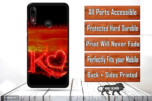 Classic Designer Printed Hard Case Back Cover Compatible With Moto E6S, Moto E6 Plus-thumb2