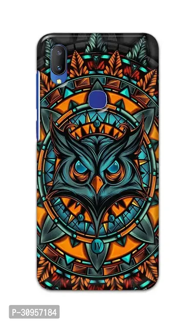 Classic Designer Printed Hard Case Angry Owl Back Cover Compatible With Vivo V11