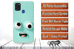 Classic Designer Printed Hard Case Back Cover Compatible With Samsung A21S-thumb1