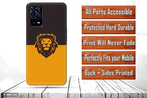 Classic Designer Printed Hard Case Back Cover Compatible With Oppo A55 5G, Oppo A53S 5G-thumb2