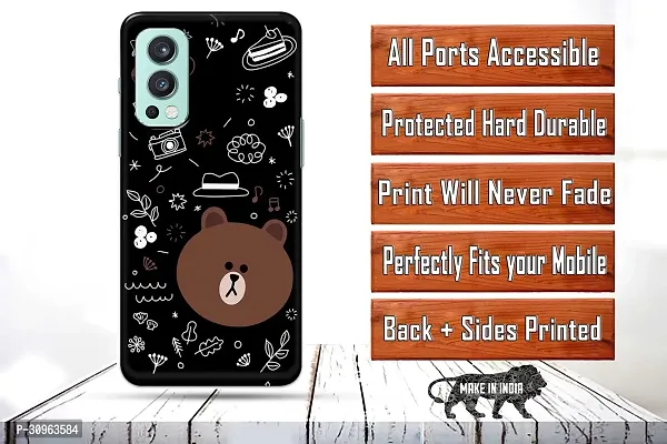 Classic Designer Printed Hard Case Back Cover Compatible With Oneplus Nord 2-thumb2