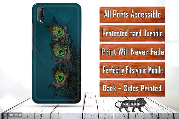 Classic Designer Printed Hard Case Back Cover Compatible With Vivo V11 Pro-thumb2