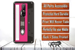 Classic Designer Printed Hard Case Back Cover Compatible With Nokia 6.1 Plus-thumb1