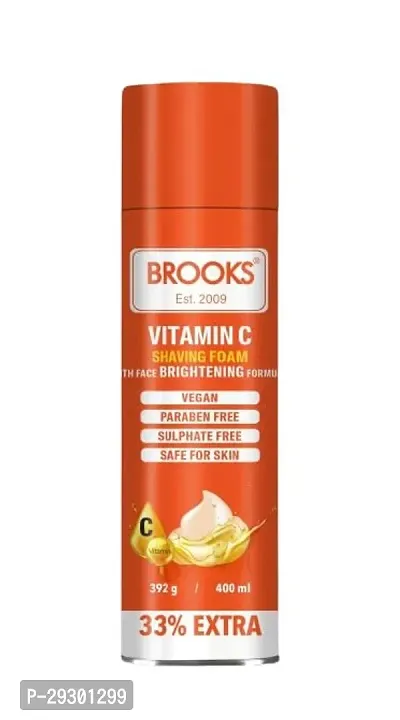 Brooks Shaving Foam Vitamin C 400Ml-thumb0