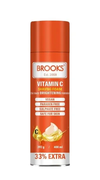 Brooks Shaving Foam Vitamin C 400Ml
