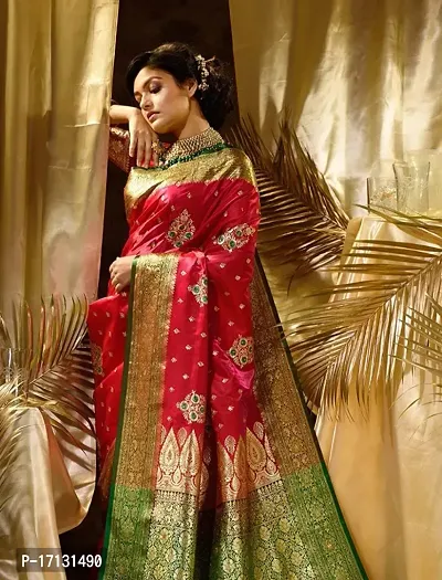 Banarasi satin silk saree with full embroidery work