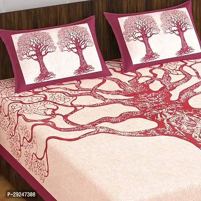 Trendy Cotton Bed Sheet 90 X100 Inch