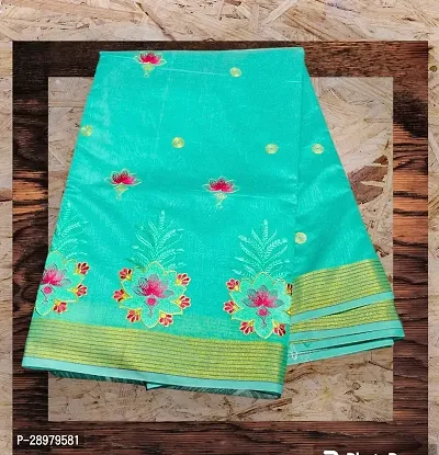 Beautiful Cotton Saree With Blouse Piece For Women