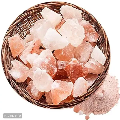 Ssv Collection Whole Natural Himalayan Rock Salt Crystals | Pink Rock Salt Chunks | Sendha Namak Whole Crystal Rock Salt200 G)-thumb0