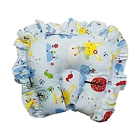MOMS PET Mustard Seeds Baby Head Shaping Pillow Round Shape Printed for New Born Baby - Pack of 1 (1046-1)-thumb1