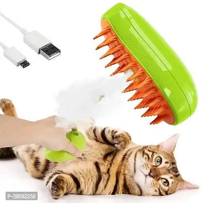 Steam Brush for Cats and Dogs, 3 In 1 Steamy Pet Brush-thumb0