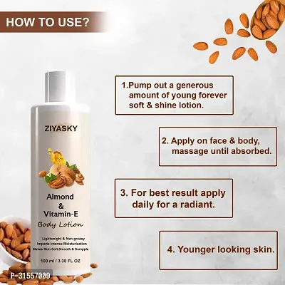 Almond Vitamin E Body Lotion 100ML-thumb5