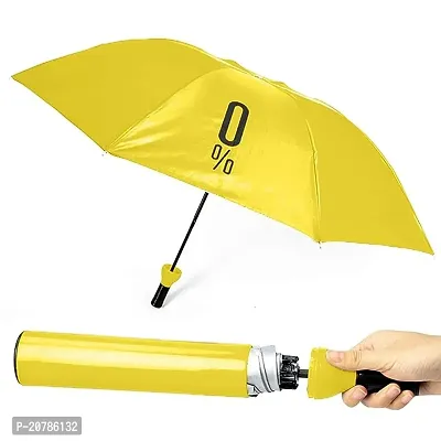 Fold Portable Bottle Umbrella For Uv Protection And Rain (Yellow)