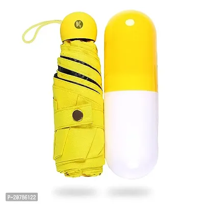 Capsule Shape Umbrella (Yellow)