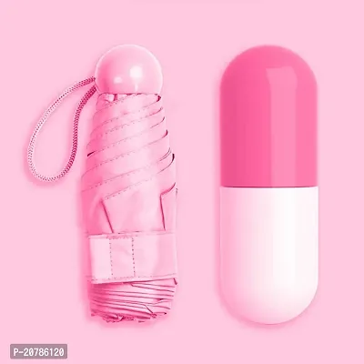 Capsule Shape Umbrella (Pink)