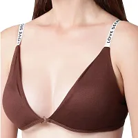 Quttos Perfect Front Closure Padded Bra Brown-thumb4