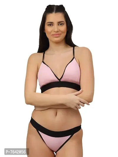 Buy Quttos PrettyCat Plunge Padded Bra Panty Set Online In India At  Discounted Prices