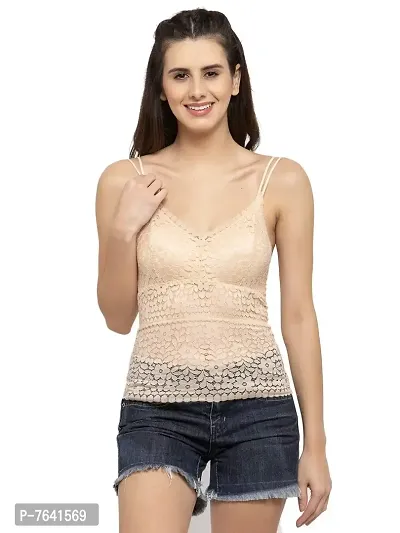 Quttos Padded Camisole Bralette Beige