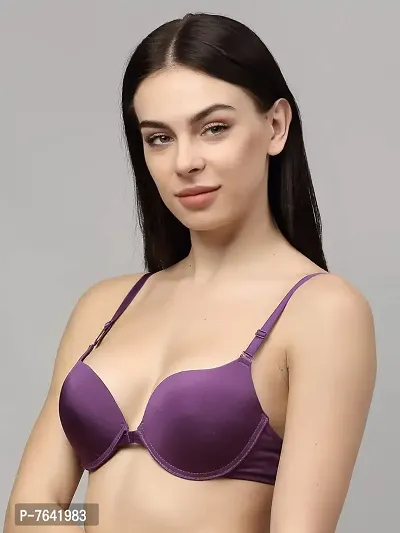 Quttos Front Open Pushup Plunge Bra Women Push-up Lightly Padded Bra - Buy  Quttos Front Open Pushup Plunge Bra Women Push-up Lightly Padded Bra Online  at Best Prices in India