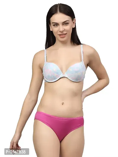 Quttos Perfect Front Closure Pushup Bra Panty Set