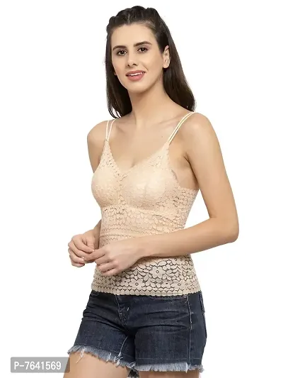 Quttos Padded Camisole Bralette Beige-thumb3