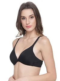 Quttos Seamless Wirefree Tshirt Padded Bra-thumb1